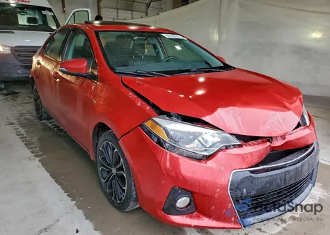 2016 Toyota Corolla L из США, поврежденный, VIN 5YFBURHEXGP514360